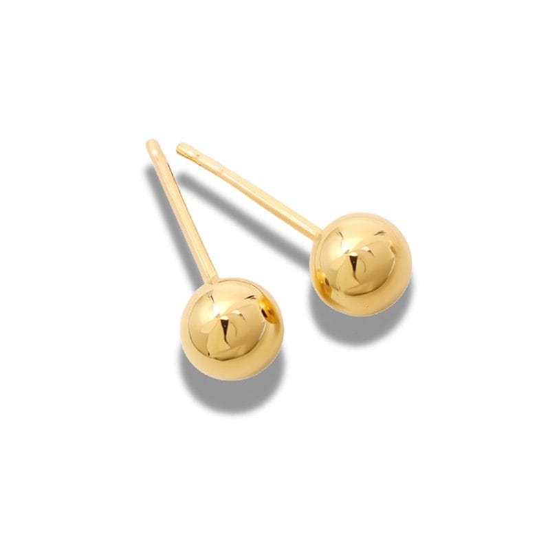 Pair of Angela 9ct Yellow Gold Ball Stud Earrings