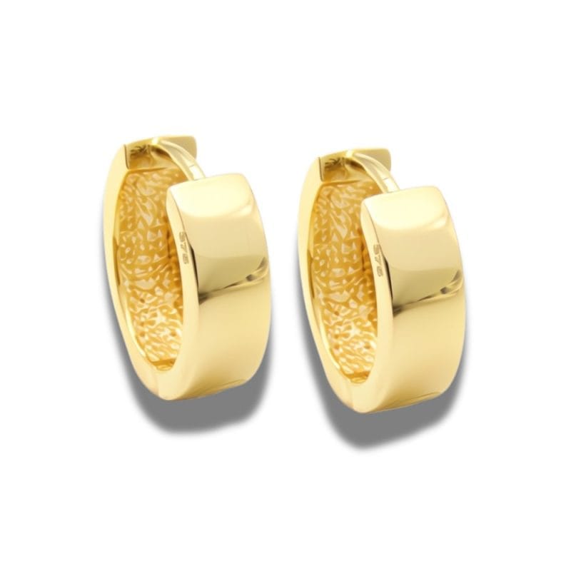 Pair of Bianca 9ct Yellow Gold Huggie Earrings
