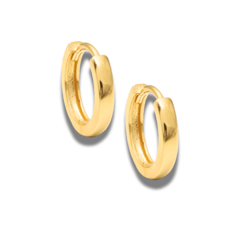Pair of Luna 9ct Yellow Gold Huggie Earrings