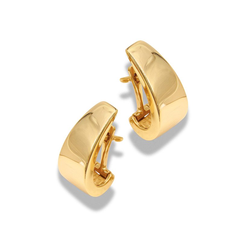 Pair of Avery 9ct Yellow Gold Cuff Earrings