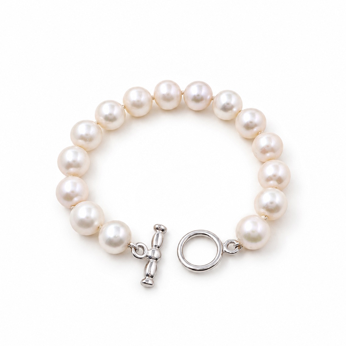 Theodora Freshwater Pearl Bracelect with Octavia Toggle Clasp